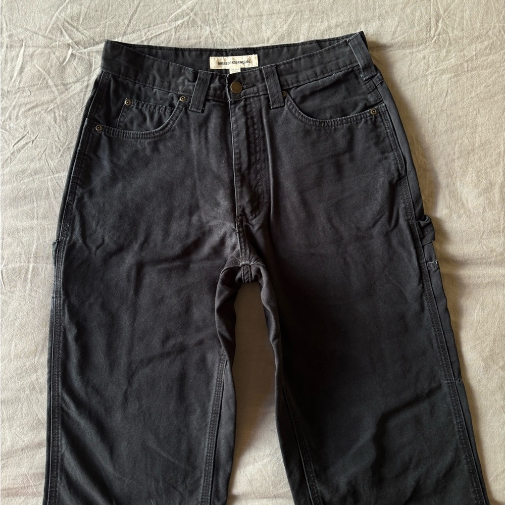 Amazon Essentials Men's Cargo Pants - Washed Black